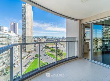 balcon terraza · Venta - Departamento 4 Ambientes - Cochera Doble - Vista Al Mar - Edificio Aqua