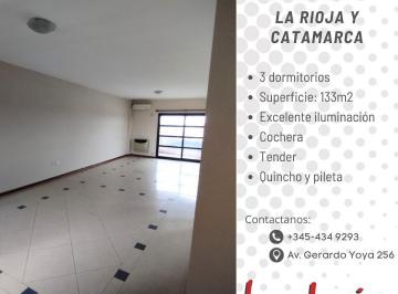 Departamento · 133m² · 4 Ambientes · 1 Cochera · Hermoso Departamento. Amplio. Centrico.
