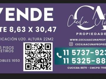 Terreno · 263m² · Palermo, Lote a La Venta