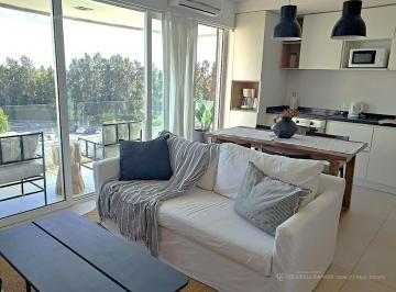 LIVING-COMEDOR · Departamento en Alquiler Vista Bahia Nordelta
