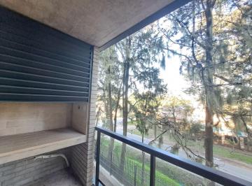 Balcón con parrillero · Venta - Departamento un Dormitorio con Balcón y Cochera. Fisherton, Rosario