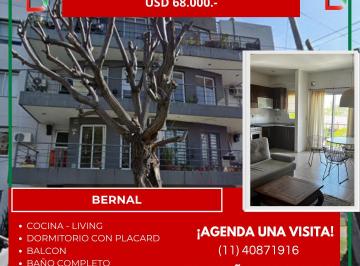 Departamento de 2 ambientes, Quilmes · Venta Departamento en Bernal Dos Ambientes