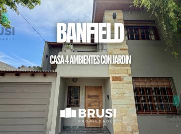 Casa · 175m² · 5 Ambientes · 1 Cochera · Casa en Venta en Banfield - 4 Ambientes - 2 Plantas