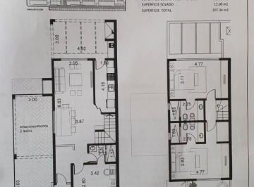 Departamento · 120m² · 4 Ambientes · 2 Cocheras · Casa Duplex Alquiler 4 Ambientes Parrilla Jardín Pileta Saraví Village Pilar