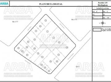 Terreno · 608m² · Terreno Hurlingham Plaza Hurlingham