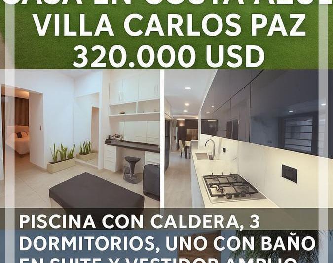 Casa · 250m² · 6 Ambientes · 3 Cocheras
