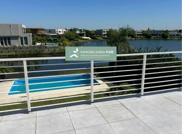Casa · 252m² · 6 Ambientes · 2 Cocheras · Casa a La Laguna en Venta en Barrio Ceibos | Puertos, Escobar | Pileta | 3 Dorm. | Dependencia