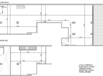 Local comercial · 245m² · 1 Ambiente · Local Comercial con Terraza | Alquiler | Las Cañitas