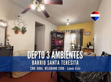Departamento · 56m² · 3 Ambientes · Venta Depto 3 Ambientes con Cochera - Lanus Este