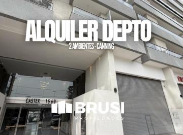 Departamento · 42m² · 2 Ambientes · Departamento en Alquiler en Canning Center - Canning - 2 Ambientes - a Estrenar