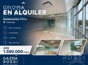 Oficina comercial · 80m² · 4 Ambientes · Espectacular Oficina en Alquiler en Amaneceres Office