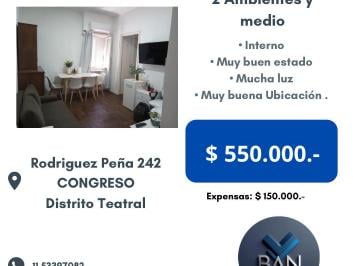 Departamento de 2 ambientes, Congreso · En Buen Estado. Apto Mudanza