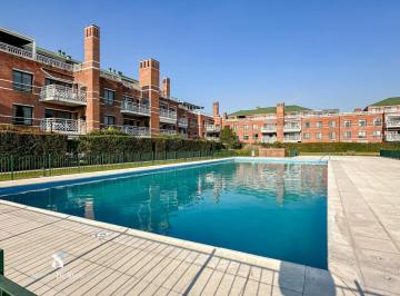 Departamento · 114m² · 5 Ambientes · 1 Cochera · Departamento en Venta Bº Cerrado El Solar de San Isidro, 3 Dorm., Balcón Terraza, Cochera