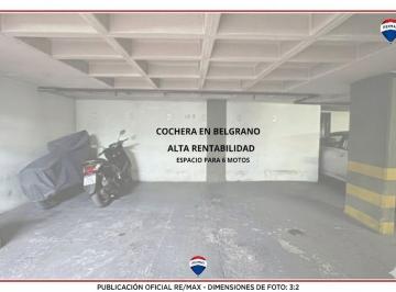 Garage · 12m² · Venta Cochera en Belgrano Cubierta Grande