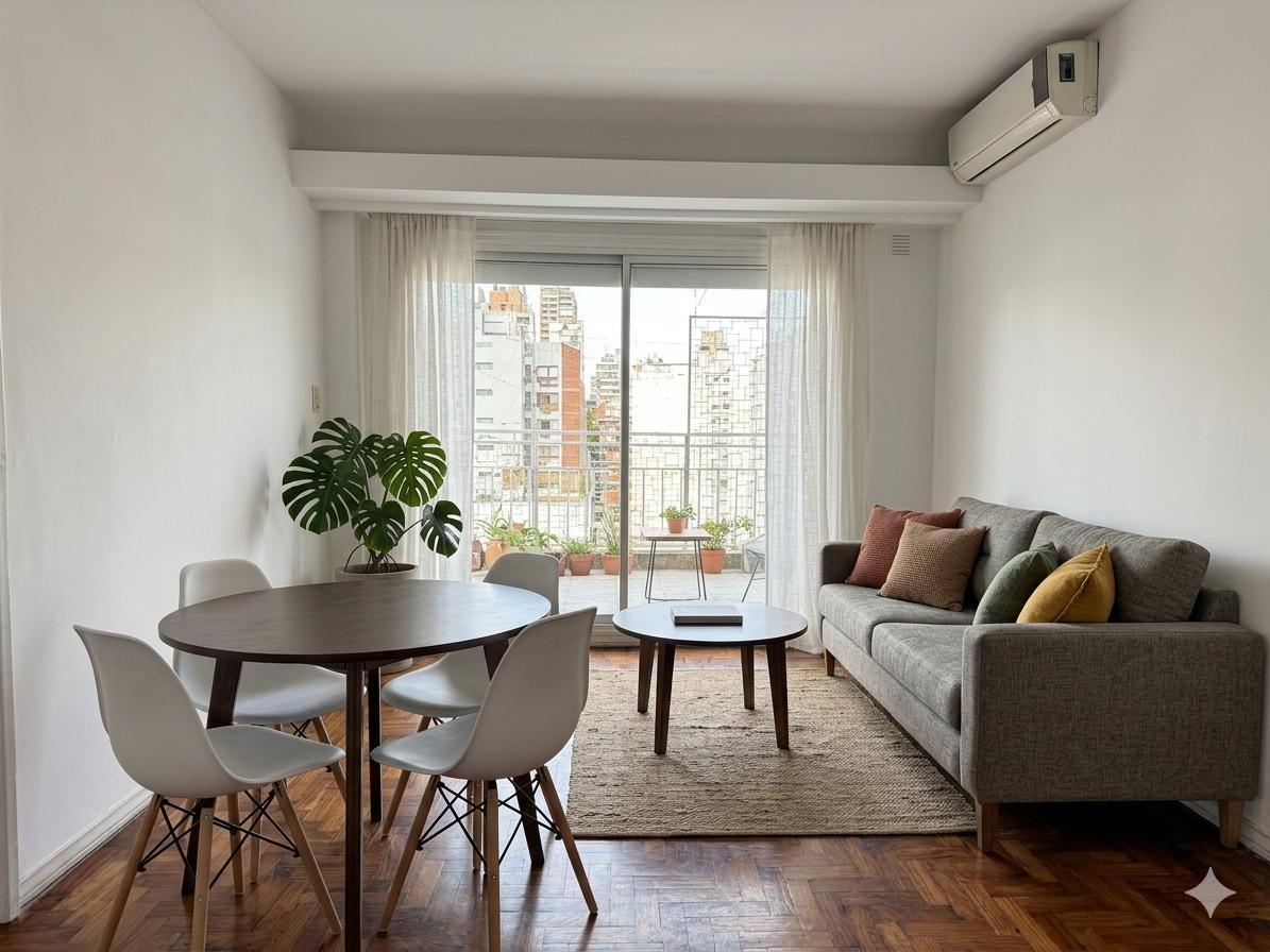 Venta Departamento con Terraza y Parrilla Luminoso Gurruchaga al 2300