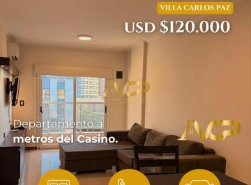 Departamento · 49m² · 2 Ambientes · 1 Cochera · Maravilloso Departamento en Venta en Carlos Paz