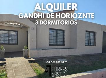 Casa de 6 ambientes, Córdoba · Casa en Alquiler en Barrio Gandhi – Zona Valle Escondido | 3 Dorm. | Patio y Cochera