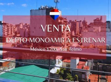 Departamento · 20m² · 1 Ambiente · Venta Monoamb San Telmo a Estrenar Posesion Ya