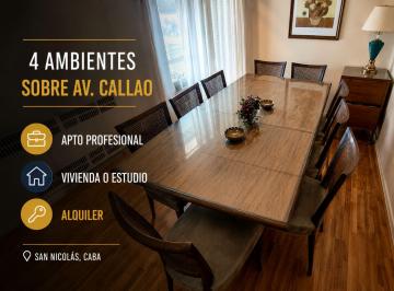Departamento · 58m² · 4 Ambientes · Departamento 4 Ambientes Alquiler Balvanera