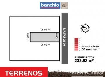 Terreno · 233m² · Venta Terreno - Abasto Rosario