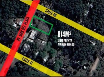 Terreno · 814m² · Terreno en Venta - 814 m² - Mar Azul
