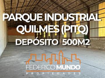 Bodega-Galpón · 520m² · Galpon/deposito en Alquiler Parque Industrial Quilmes