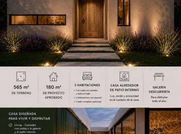 Terreno , Vistalba · Terreno de 565 m² en Venta en Qvattro Viamonte con Proyecto Aprobado Para Construcción