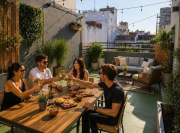 Departamento · 33m² · 2 Ambientes · 2 Ambientes con Gran Terraza a Pasos de Plaza San Martin