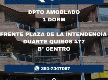 Departamento de 3 ambientes, Córdoba · Alquiler Dpto Amoblado B°centro Frente Plaza de La Intendencia