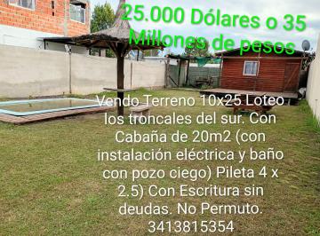 Terreno de 1 ambiente, Rosario · Terreno con Pileta y Cabaña