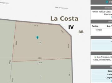 Terreno · 463m² · Venta Terreno Costa del Este Esquina Oportunidad