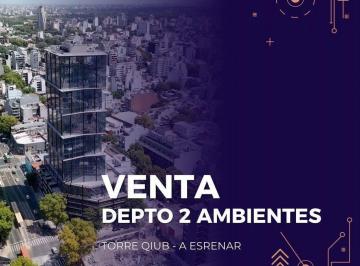 Departamento · 56m² · 2 Ambientes · Monoambiente Palermo Hollywood a Estrenar
