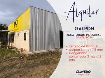 Bodega-Galpón · 60m² · Galpon con Oficina