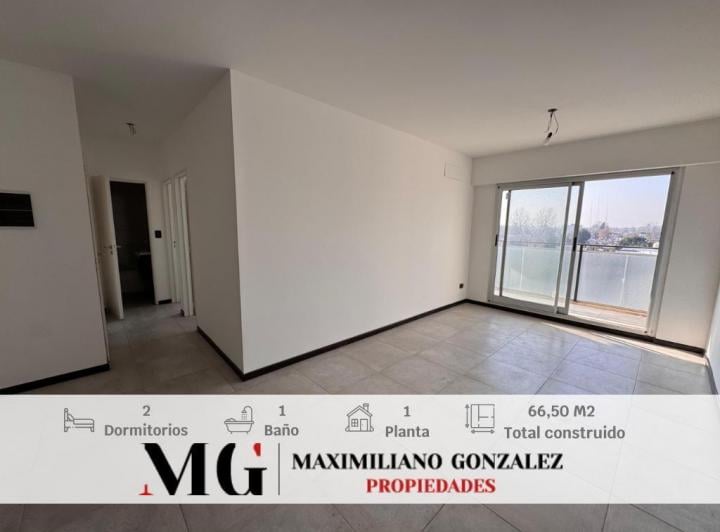 Departamento · 63m² · 3 Ambientes · 1 Cochera
