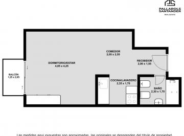 Departamento · 31m² · 1 Ambiente · 1 Cochera · Venta Departamento 1 Ambiente con Cochera en Villa Devoto