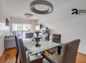 Departamento · 108m² · 4 Ambientes · 1 Cochera · Excelente Planta en Belgrano! 4 Amb con Balcon Aterrazado y Parrilla Propia! Coch Amenties y Baulera