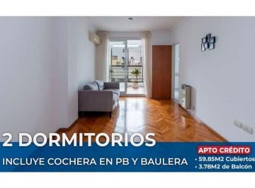 Departamento · 60m² · 4 Ambientes · 1 Cochera · Venta Departamento 2 Dorm. Centro Cochera