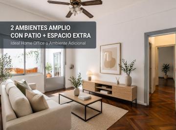 Departamento · 51m² · 2 Ambientes · Venta Departamento 2 Ambientes con Patio - Almagro Apto Crédito