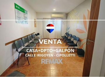 Casa · 397m² · 5 Ambientes · 1 Cochera · Venta de Casa + Depto + Galpón en Cipolletti