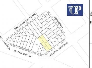 Terreno · 472m² · Venta Doble Lote 2850 m Vendibles / 640 m Lote / Usam Av Mosconi y San Martín