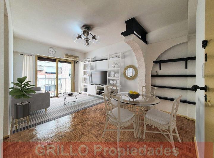 Av Olazabal 3215. Departamento Dos Ambientes. Cocina Independiente. Aire Acondicionado y Calefacción