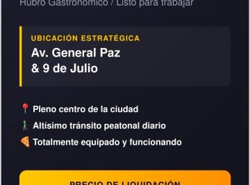 Fondo de comercio 20m² Venta Centro · Dueño Fondo de Comercio – Oportunidad en Pleno Centro (Gral. Paz y 9 de Julio)