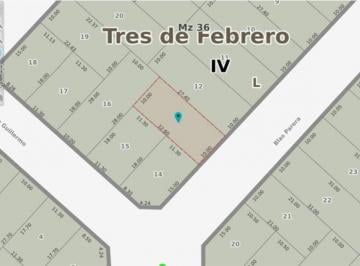 Terreno , Tres de Febrero · Venta Lote en Tres de Febrero