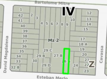 Terreno · 292m² · Venta Lote Caseros Rmi2 - Inversor