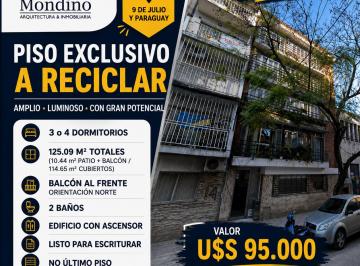 Departamento de 4 ambientes, Rosario · Venta Oportunidad Reciclar Piso Exclusivo