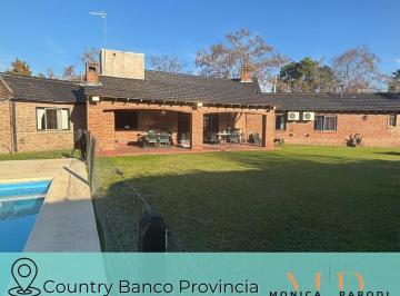 Casa · 1000m² · 5 Ambientes · 1 Cochera · Casa en Venta en Country Banco Provincia – Francisco Álvarez