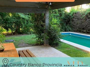Casa · 183m² · 4 Ambientes · 1 Cochera · Casa en Venta de 4 Ambientes en Country Banco Provincia