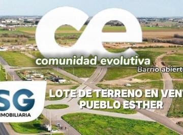 Terreno · 300m² · Lote de 300 m² en Venta, Barrio Abierto "Comunidad Evolutiva" Pueblo Esther