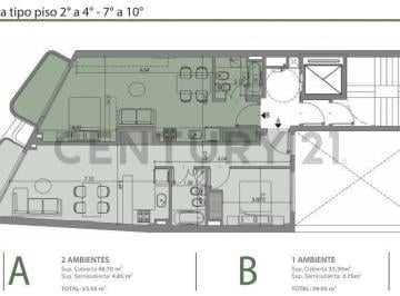 Departamento · 48m² · 2 Ambientes · Venta Departamento 2 Ambientes Villa Crespo - Financiación
