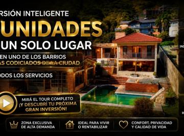 Casa · 294m² · 2 Dormitorios · 4 Cocheras · Venta Casa Bifamiliar en Barrio La Cuesta Carlos Paz